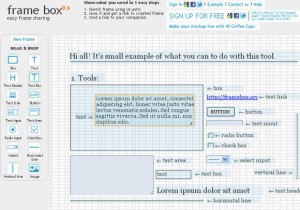 Prototype and Wireframe Tools